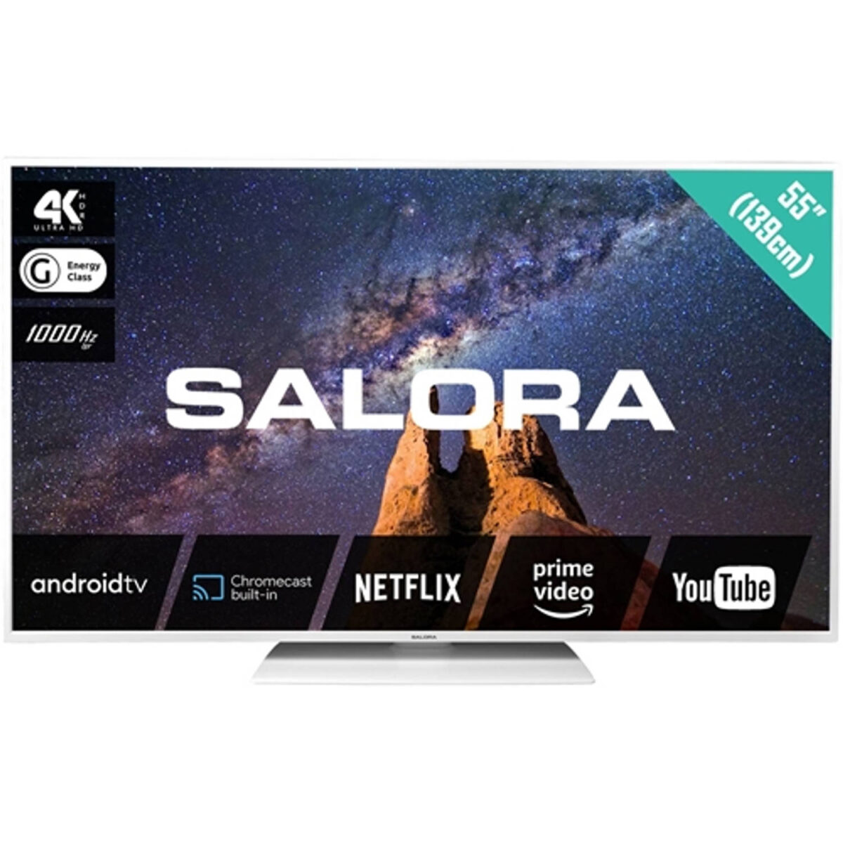 Salora 4K LED TV 55 Milkyway