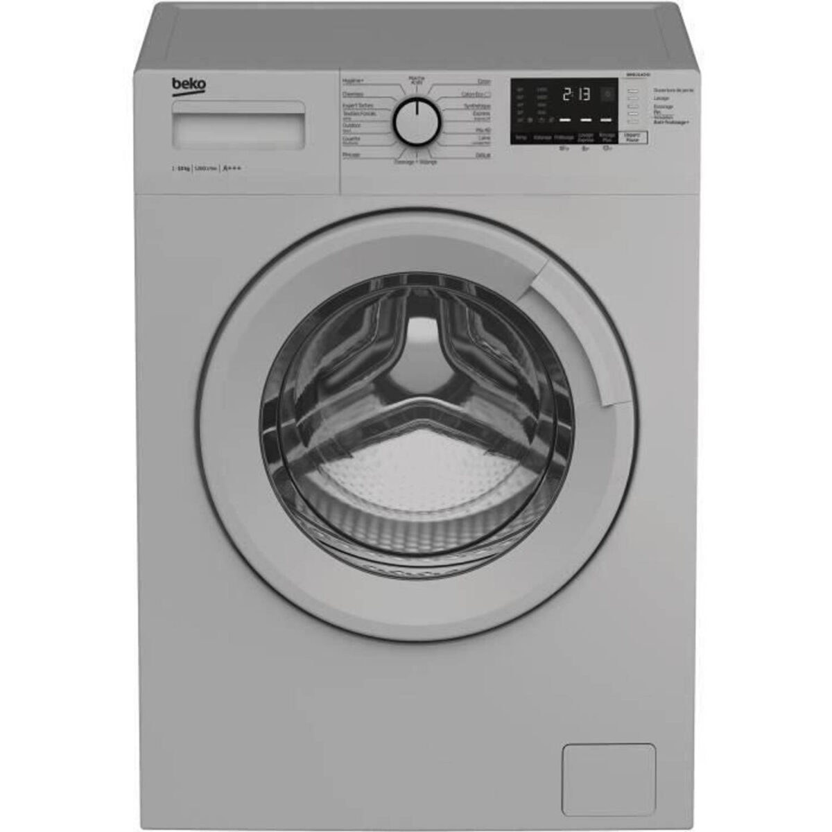 BEKO WM1015CHS Frontwasmachine - 10 kg - 1200 tpm - 15 programma's - A +++ (-10%) - Zilver