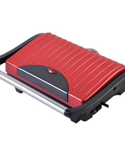 Contactgrill - Tosti Apparaat - Tosti Ijzer - Aigi Wirmo - Cool Touch - RVS - Rood