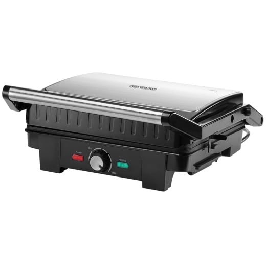 Contactgrill XXL 2200W 34x33,5x13cm zwart roestvrij staal