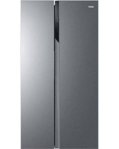 HAIER HSR3918FNPG - Amerikaanse koelkast - 504L (337+167) - Geventileerd - B90,8 x H177,5 cm - Roestvrij staal