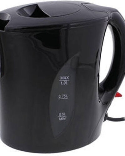 H&E waterkoker 1200 watt 1 liter zwart