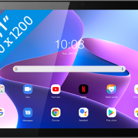 Lenovo Tab M10 (3de generatie) 10.1 inch 32GB Wifi Grijs + Book Case & Screenprotector