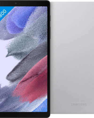 Samsung Galaxy Tab A7 Lite 32GB Wifi Zwart + Samsung Book Cover Zilver