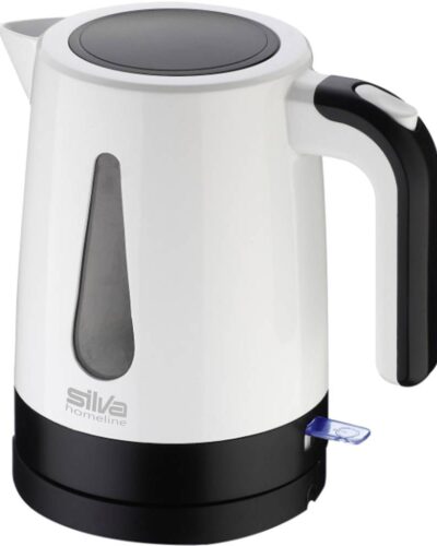 Silva Homeline KL1025 Waterkoker Snoerloos Wit, Zwart