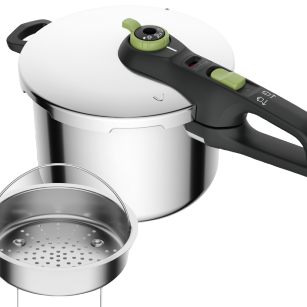 Tefal Secure 5 Trendy Snelkookpan 6 Liter + stoommandje