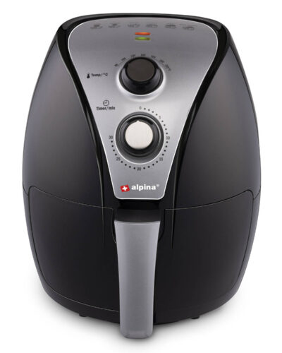 Alpina Airfryer - Hetelucht Friteuse XL - 3,2 liter - Zwart