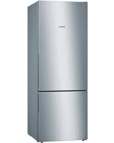 BOSCH KGV58VLEAS - Gecombineerde koelkast - 500 L (376 L 124 L) - A - L 70 x H 191 cm - Roestvrij staal