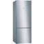 BOSCH KGV58VLEAS - Gecombineerde koelkast - 500 L (376 L 124 L) - A - L 70 x H 191 cm - Roestvrij staal