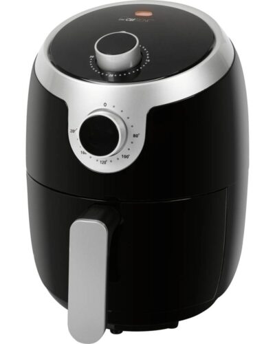 Clatronic FR 3769 H Airfryer 1000 W Zwart, Zilver