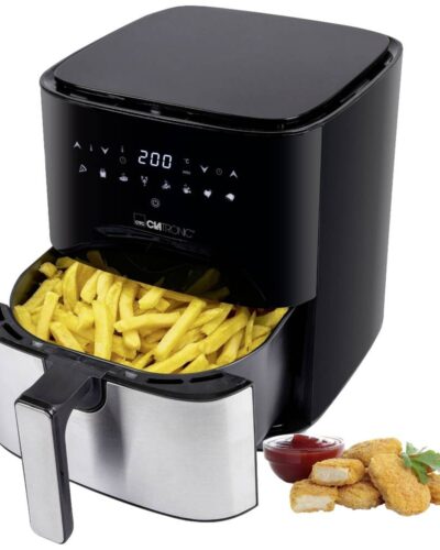 Clatronic FR 3782 H Airfryer 1450 W Convectiefunctie RVS, Zwart