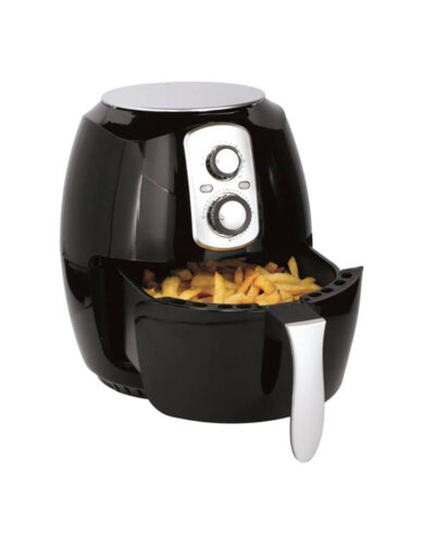 Cuisineier deluxe airfryer xl - zwart - 1400 watt - 3,6 liter