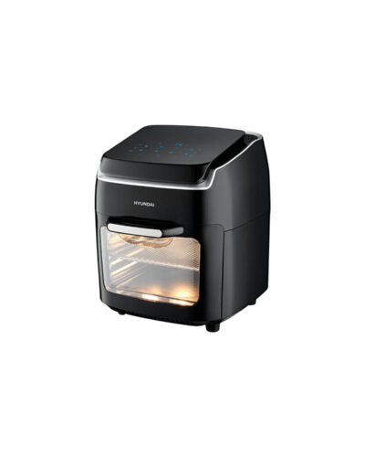 Hyundai Electronics - Airfryer oven / Hete Luchtfriteuse - 12 Liter - Zwart Zilver