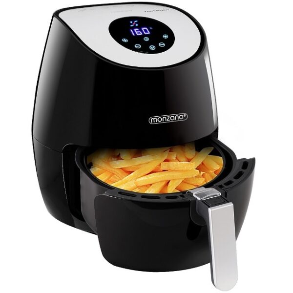 Monzana Airfryer 9-in-1 met touch display 3,6 liter - Zwart