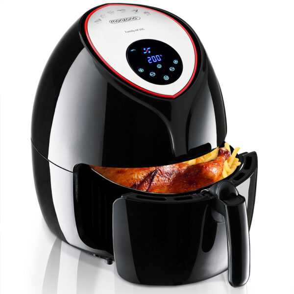 Monzana Airfryer Family HF105 - MET touch display - 1800 W - 6,5L