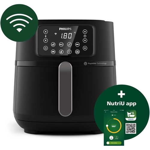 Philips Airfryer XXL Connected HD9285/93 + Bakblik