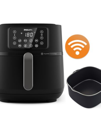 Philips HD9285/93 XXL Connected + bakvorm Airfryer Zwart