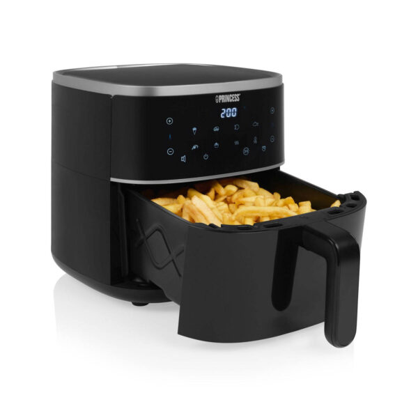 Princess 182238 Digitale Airfryer 4L - Touchscreen - 6 Programma's - Verstelbaar Grillrack