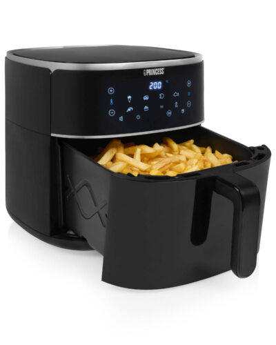 Princess 182254 Digitale Airfryer XXL - 8 Liter - Verstelbaar Grillrack - Touchscreen - 8 Programma's - 1800W