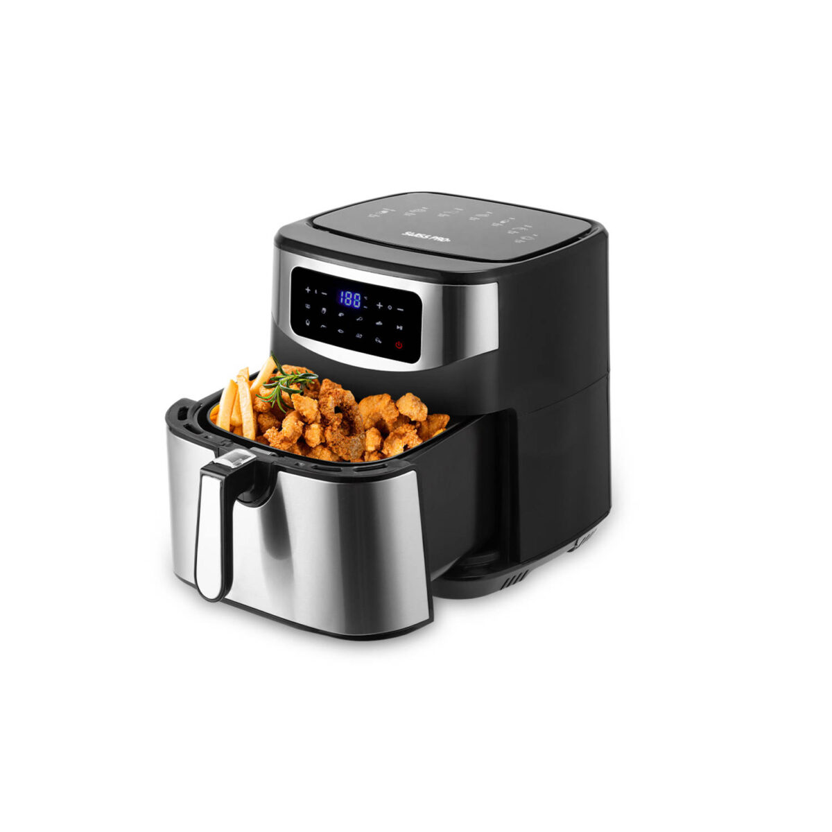 Swiss Pro+ Digitale Airfryer 10L Zilver - 10 Liter