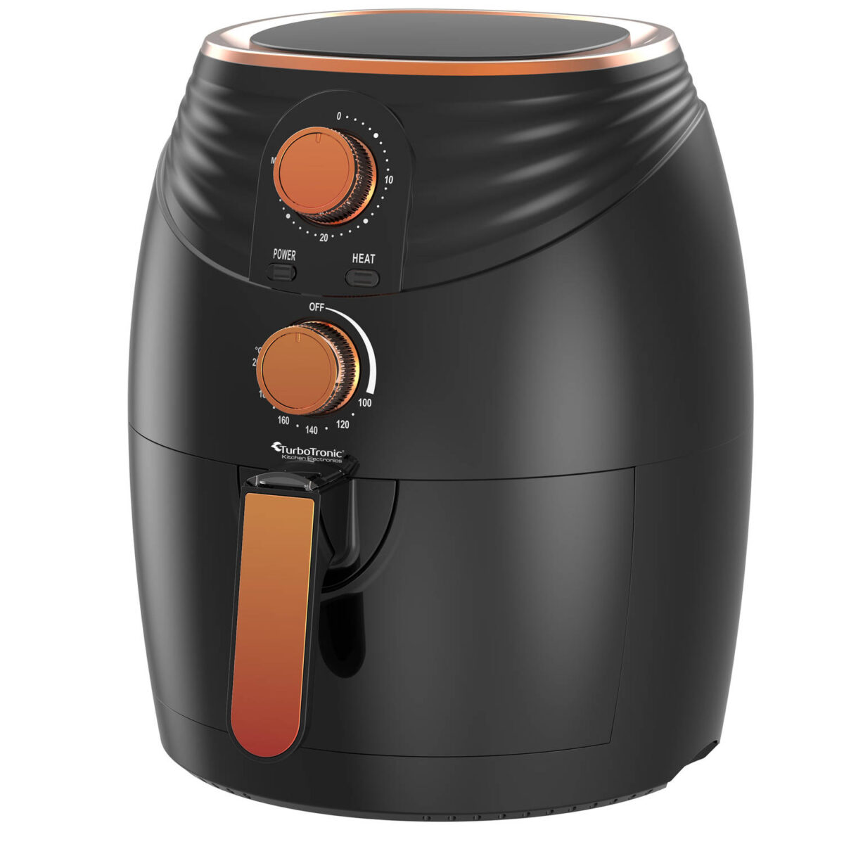 TurboTronic AF11M Airfryer - Heteluchtfriteuse - 3.5L - Zwart