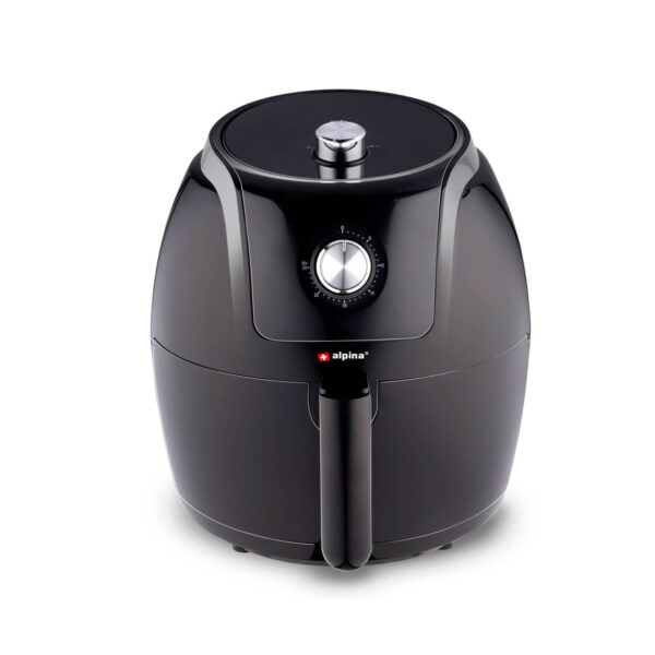 alpina Airfryer - 5 Liter - 230V - Hetelucht friteuse - Heteluchtoven - Friet, Groente, Brood, Muffins - 7-8 Personen