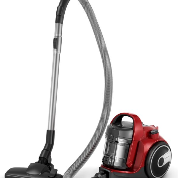 Bosch Serie | 2, stofzuiger zonder zak, BGC05AAA2, super compact, zeer licht, hygiënisch filtersysteem, rood