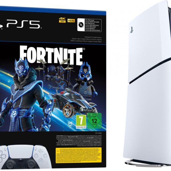 PlayStation 5 Digital Edition + Fortnite Cobalt Star Bundel (SLIM VERSION)