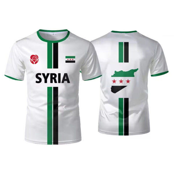 Nieuwe Syrië Voetbal Jersey Heren Sport T-shirts