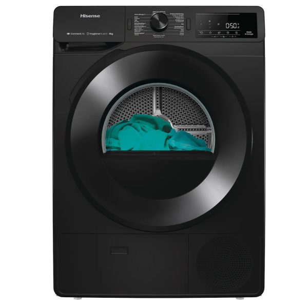Hisense DH3V800UB/BLX Zwart Warmtepompdroger